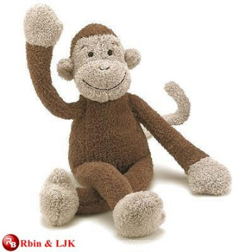 OEM design;plush hanging monkey toys long arms and legs monkey plush toy